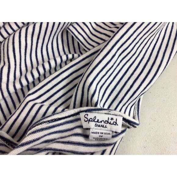 Splendid Stripe Top Blouse Womens Small - Picture 2 of 5